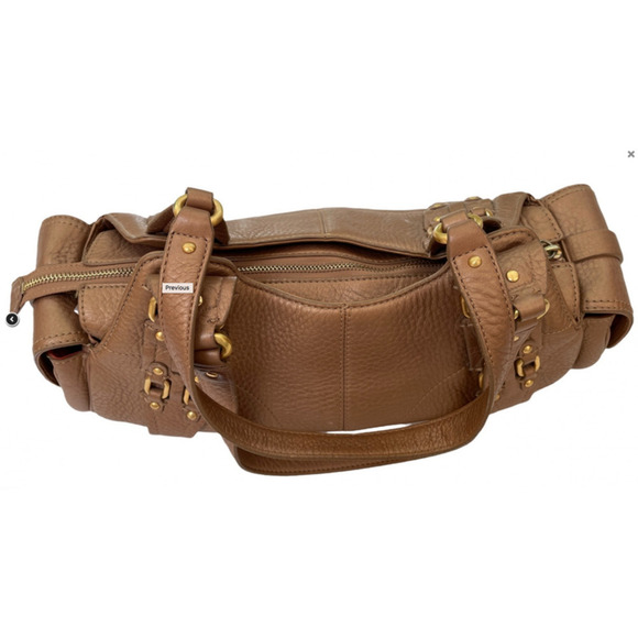 Cole Haan Village F05 Metallic Tan Metallic Handbag - Picture 10 of 11